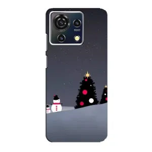 Чехлы на Новый Год ZTE Blade V50 Vita (Снеговички)