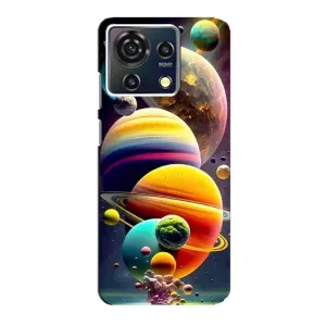 Чехол (ТПУ) с планетами на ZTE Blade V50 Vita (Солнечна система)
