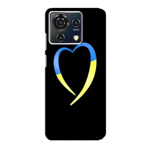 Силиконовый Чехол на ZTE Blade V50 Vita (Я-Украина) (Украинское сердце)