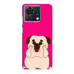 Чехол (ТПУ) Милые собачки для ZTE Blade V50 Vita (Веселый Мопсик)