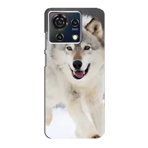 Чехол с Волком на ZTE Blade V50 Vita (Волк на снегу)