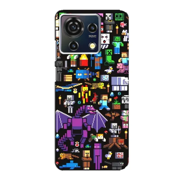Чехол с рисунком «Все персонажи» для ZTE Blade V50 Vita