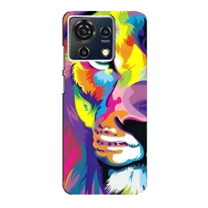 Чехол с картинкой на ZTE Blade V50 Vita (Яркий Лев)