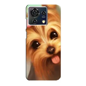 Чехол (ТПУ) Милые собачки для ZTE Blade V50 Vita (Йоршенский терьер)