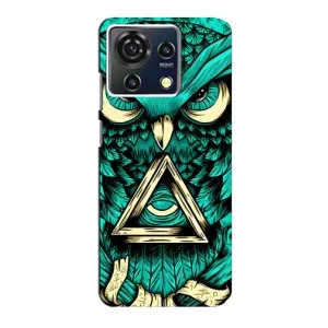 Чехлы с принтом СОВЫ для ZTE Blade V50 Vita (Зеленая сова)
