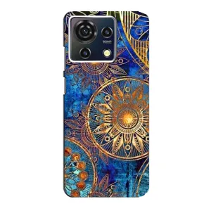 Чехлы со смыслом для ZTE Blade V50 Vita (Золотые узоры)