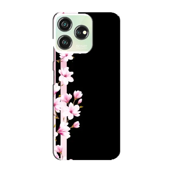 Чехол с рисунком «Цветочки» для ZTE Blade V50
