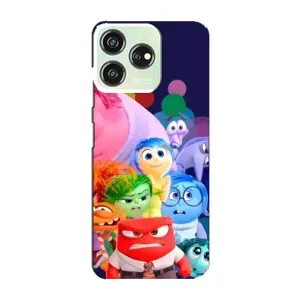 Чехол Головоломка для ZTE Blade V50 - (AlphaPrint) (Герои головоломки)