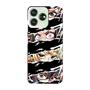 Силиконовые чехлы с глазами Anime для ЗТЕ Блейд В50 (Глаза на чорном)