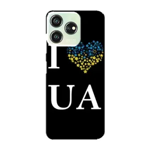 Силиконовый Чехол на ZTE Blade V50 (Я-Украина) (I Love UA)