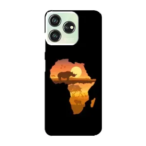 Летний Чехол на ZTE Blade V50 (Карта)