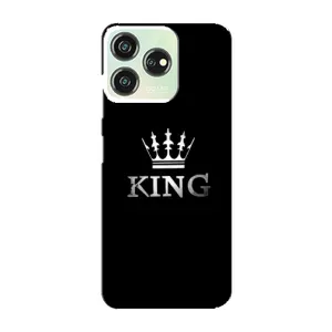 Чехол (Корона на чёрном фоне) для ЗТЕ Блейд В50 (KING)