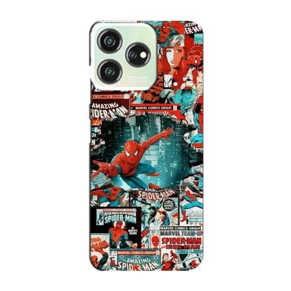 Чехол с рисунком «Комиксы Человек Паук» для ZTE Blade V50 Чехол с рисунком «Комиксы Человек Паук» для ZTE Blade V50