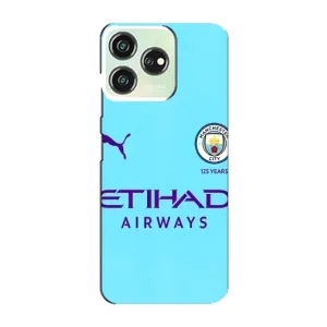 Силиконовые Чехлы принт Футбол на ZTE Blade V50 (Man City)