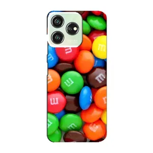 Чохол з зображенням смачної їжі для ZTE Blade V50 (Різнокольорові M&M'S)