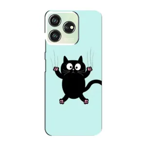 Силіконовий чохол з котиком для ZTE Blade V50