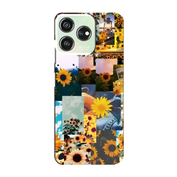 Чехол с рисунком «Подсолнуховый дизайн» для ZTE Blade V50 Чехол с рисунком «Подсолнуховый дизайн» для ZTE Blade V50