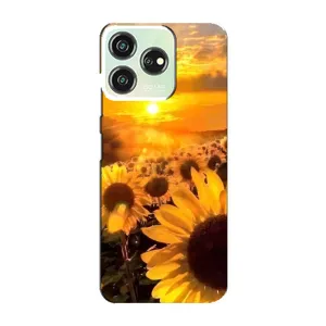 Чохол з Квітами для ZTE Blade V50 (поле соняшників)