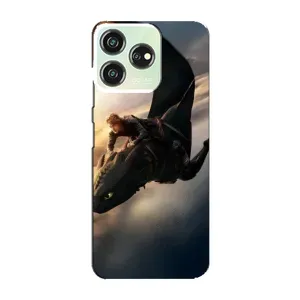 Чехол дракон Беззубик для ZTE Blade V50 (Полет Беззубика)