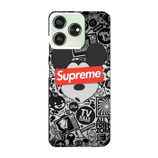 Чехол с рисунком «Supreme Маус» для ZTE Blade V50 Чехол с рисунком «Supreme Маус» для ZTE Blade V50