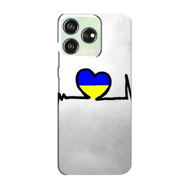 Чехол с рисунком «Украинская кардиограмма» для ZTE Blade V50 Чехол с рисунком «Украинская кардиограмма» для ZTE Blade V50