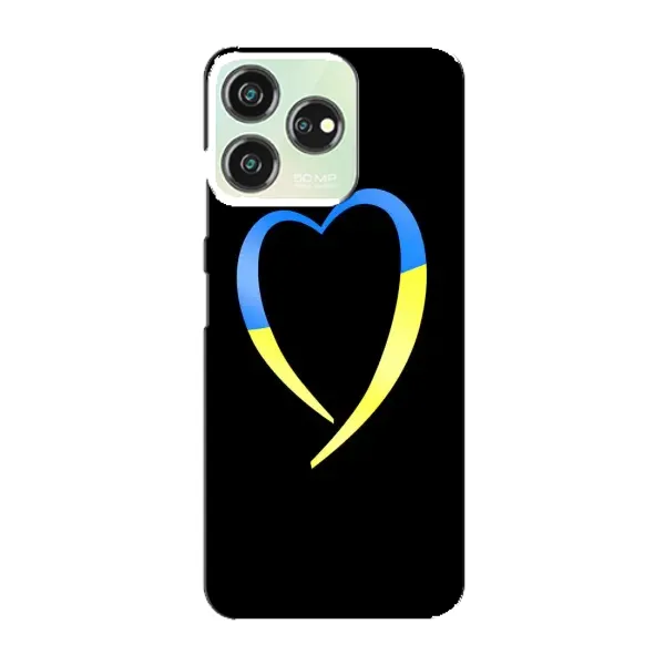 Чехол с рисунком «Украинское сердце» для ZTE Blade V50 Чехол с рисунком «Украинское сердце» для ZTE Blade V50