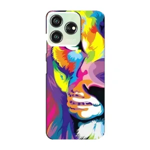 Чехол с картинкой на ZTE Blade V50 (Яркий Лев)