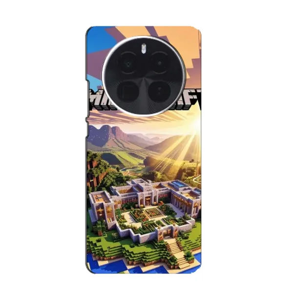 Чехол с рисунком «MINECRAFT» для ZTE Blade V70 Max