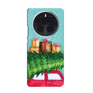 Чехол Новогодняя Елка на ZTE Blade V70 Max (Новогодние подарки)