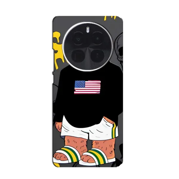 Чехол с рисунком «Teddy USA» для ZTE Blade V70 Max