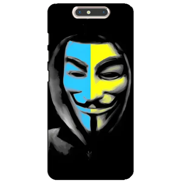 Чехол с рисунком «Анонимус патриот» для ZTE Blade V8
