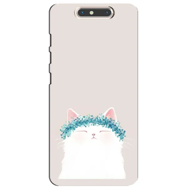 Чехол с рисунком «Белый котик» для ZTE Blade V8 Чехол с рисунком «Белый котик» для ZTE Blade V8
