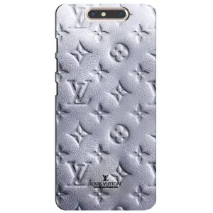 Текстурный Чехол Louis Vuitton для ЗТЕ Блейд В8 (Белый ЛВ)