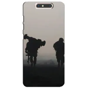 Чехлы на военную тематику для ZTE Blade V8 (Бой солдат)