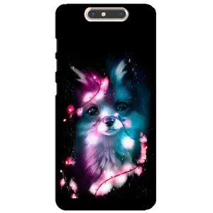Чохол з Лисичкою для ZTE Blade V8 (Чорна лисиця)