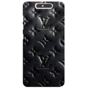 Текстурный Чехол Louis Vuitton для ЗТЕ Блейд В8 (Черный ЛВ)