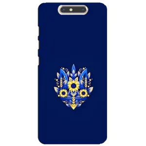 Чохол Укр Символіка для ZTE Blade V8 (Квітучий Герб)