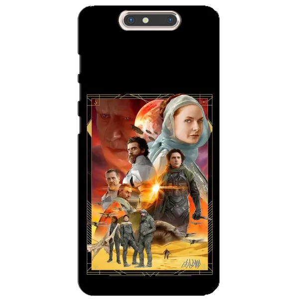 Чехол с рисунком «Д Ю Н А» для ZTE Blade V8