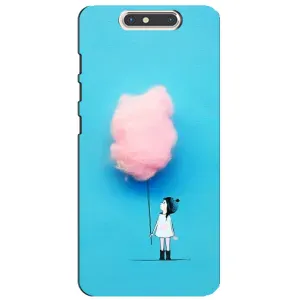 Дівчачий Чохол для ZTE Blade V8 (Дівчинка з хмаринкою)