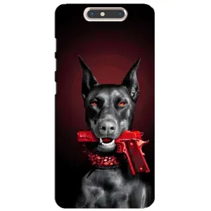 Чохол ДОБЕРМАН для ZTE Blade V8 (Доберман злий)