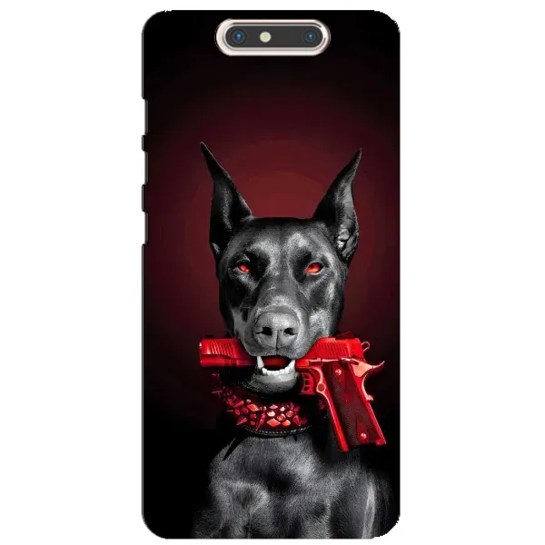 Чехол с рисунком «Доберман злой» для ZTE Blade V8 Чехол с рисунком «Доберман злой» для ZTE Blade V8