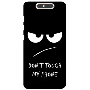 Чехол с прикольным текстом на ZTE Blade V8 (Dont)