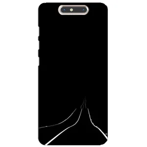 Чохол з картинками на чорному фоні для ZTE Blade V8 (Дорога)