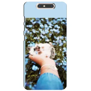 Чохли з зображенням різних тварин на ZTE Blade V8 (Їжачок в руці)