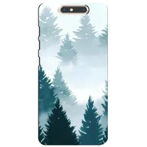 Летний Чехол на ZTE Blade V8 (Горный лес)