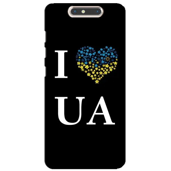 Чехол с рисунком «I Love UA» для ZTE Blade V8 Чехол с рисунком «I Love UA» для ZTE Blade V8