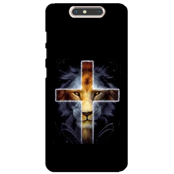 Чехол с рисунком «Иисус Лев» для ZTE Blade V8