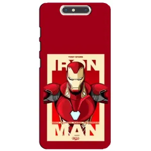 Чехол Супергерой Железный человек на ZTE Blade V8 (Iron man)