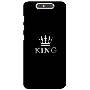 Чехол (Корона на чёрном фоне) для ЗТЕ Блейд В8 (KING)