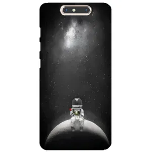 Силіконовый Чохол з принтом "Космонавти" на ZTE Blade V8 (Космонавт романтик)